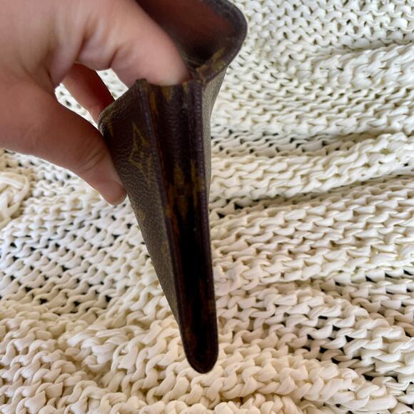 Louis Vuitton Monogram Long Wallet Clutch Small Bag Bifold Brown Coated Canvas - Picture 13 of 16